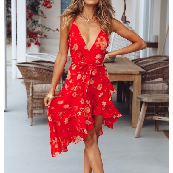 Hello Molly Dresses & Skirts - Hello Molly red dress